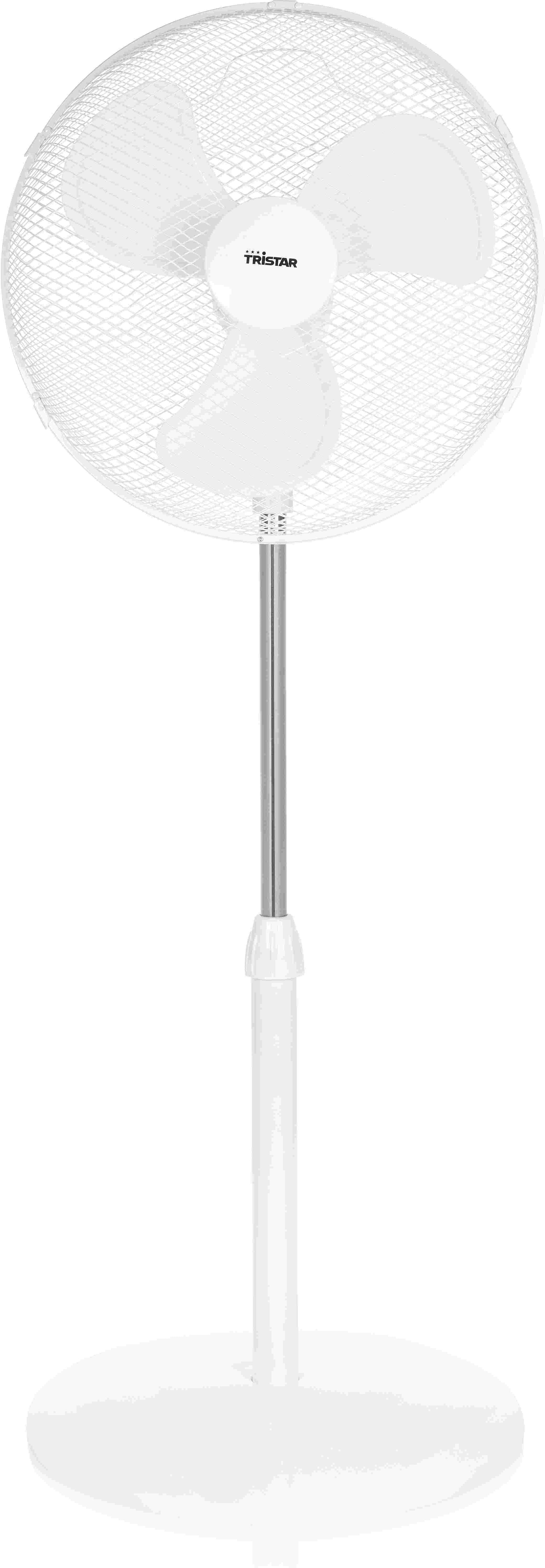 Tristar Standventilator – 40 cm, 3 Stufen, oszillierend, 45 W, 56,8 dB(A), Weiss