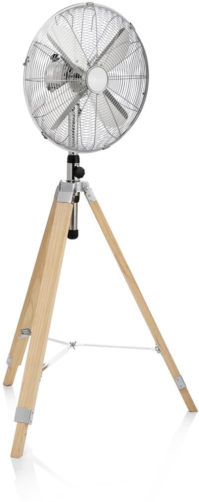 Tristar Standventilator – 40,6 cm, 3 Stufen, oszillierend, 50 W, 66,6 dB, Chrom