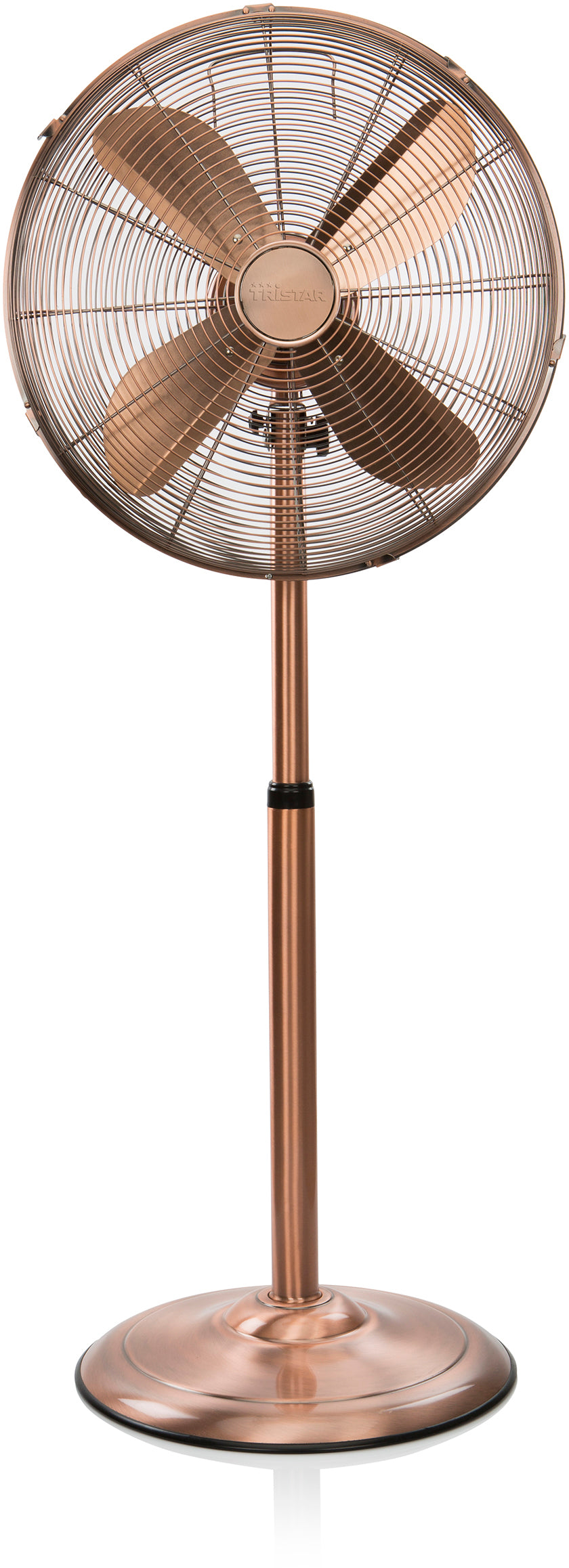 Tristar Standventilator – 40 cm, 3 Stufen, oszillierend, 50 W, 64,3 dB(A), Kupfer