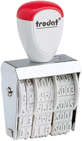 Trodat I 1000I – Traditioneller Datumstempel – Abdruck 18 × 3 mm