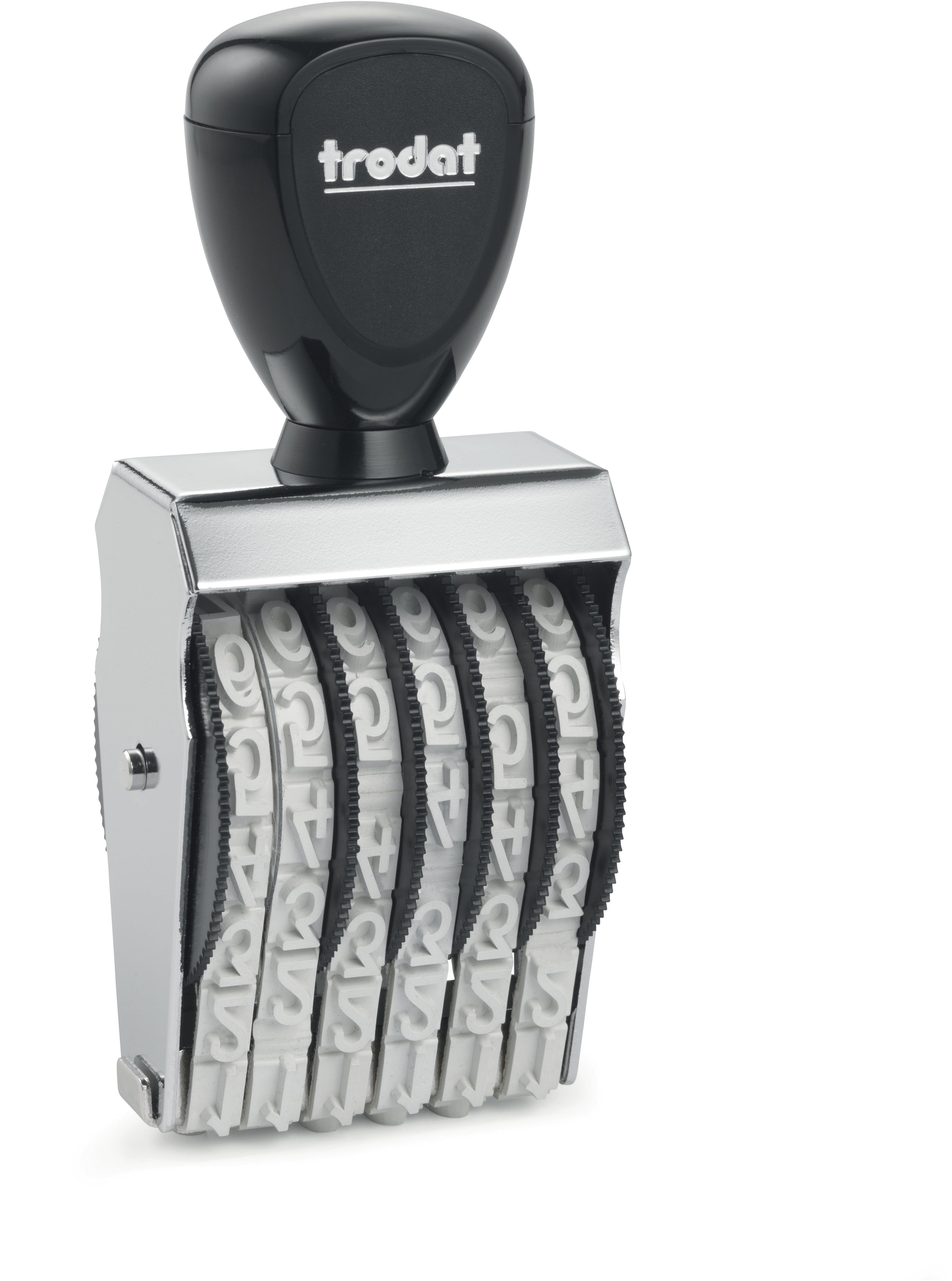 Trodat Ziffernstempel, 6-stellig – Abdruck 9 × 41 mm