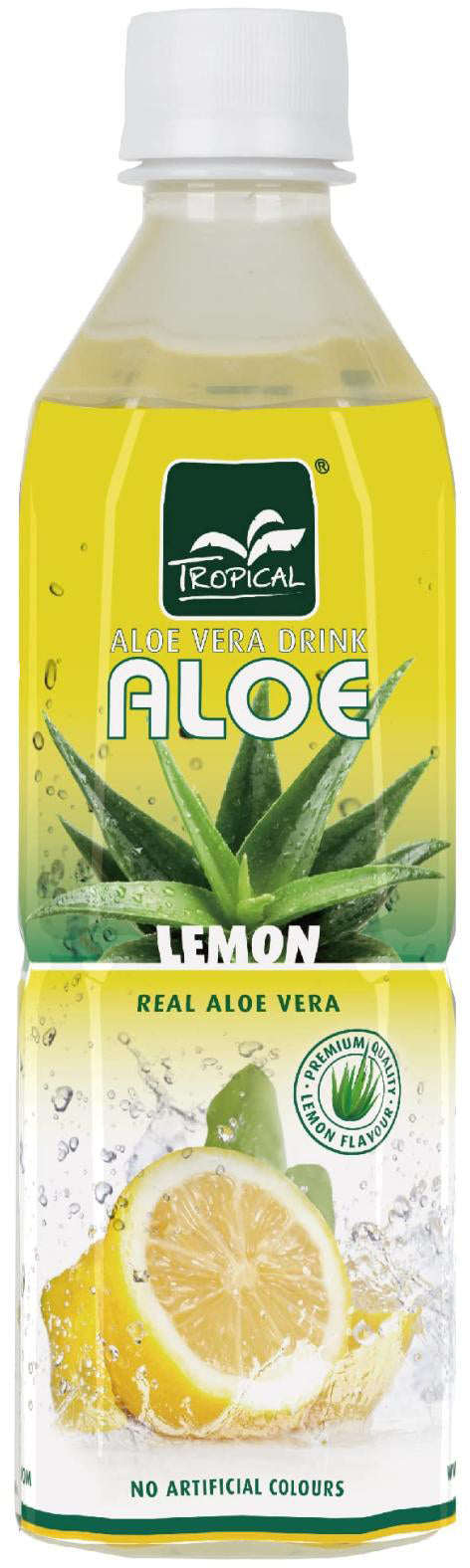 Tropical Limonade Aloe Vera & Zitrone – 20 × 5 dl, mit Aloe-Vera-Stückchen