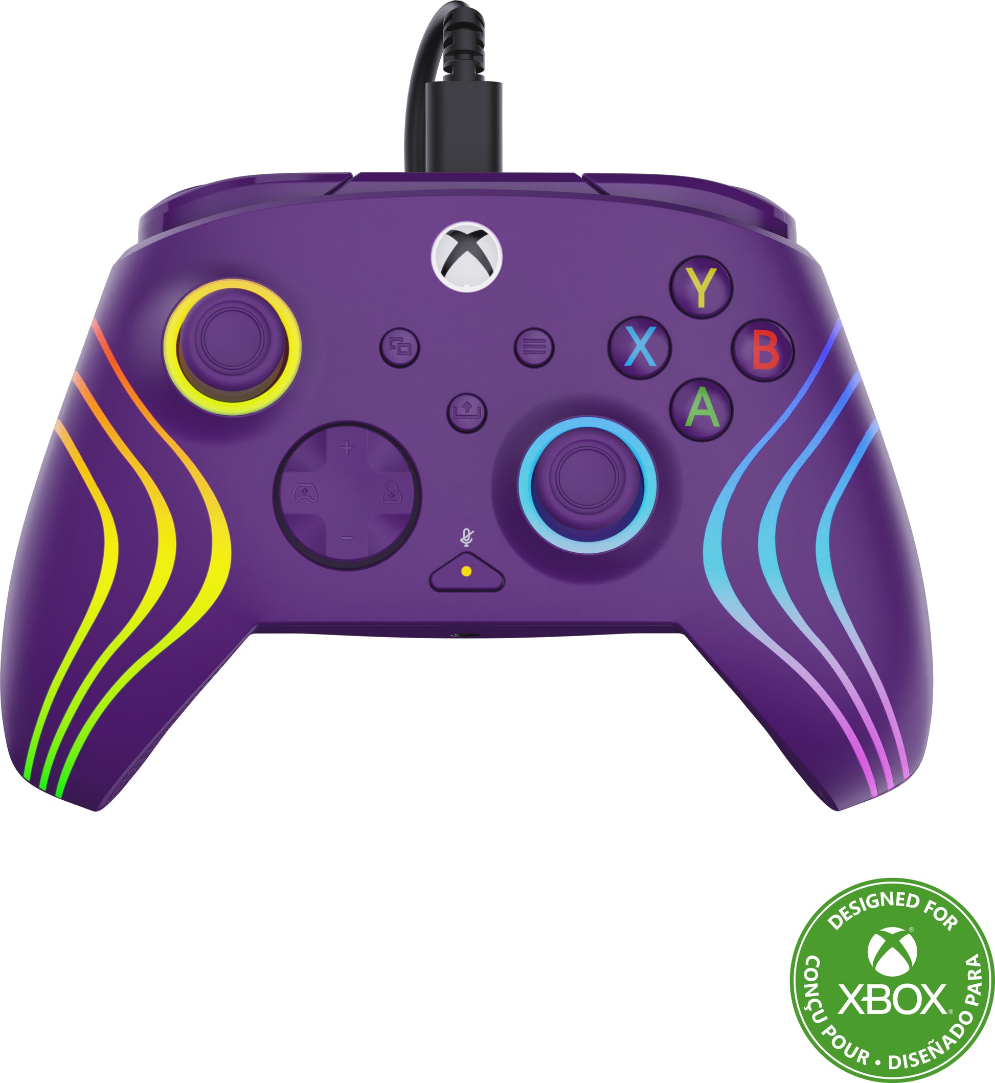 Turtle Beach Afterglow Wave – Gamepad – USB (kabelgebunden), RGB, für Xbox & PC, Violett