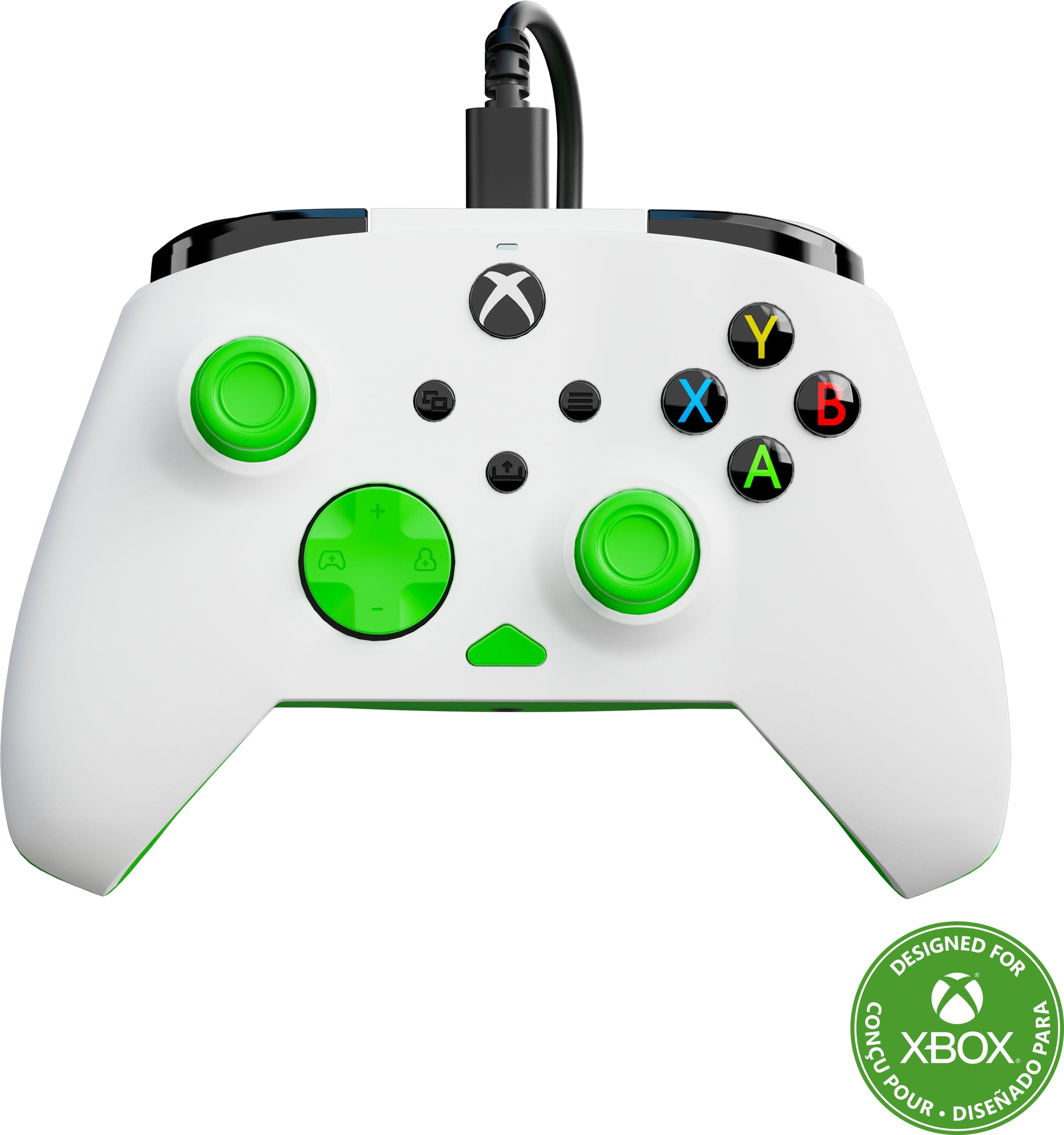 Turtle Beach Rematch Core – Gamepad – USB-C (kabelgebunden) – Impuls-Trigger – für Xbox & PC – Grün, Weiss