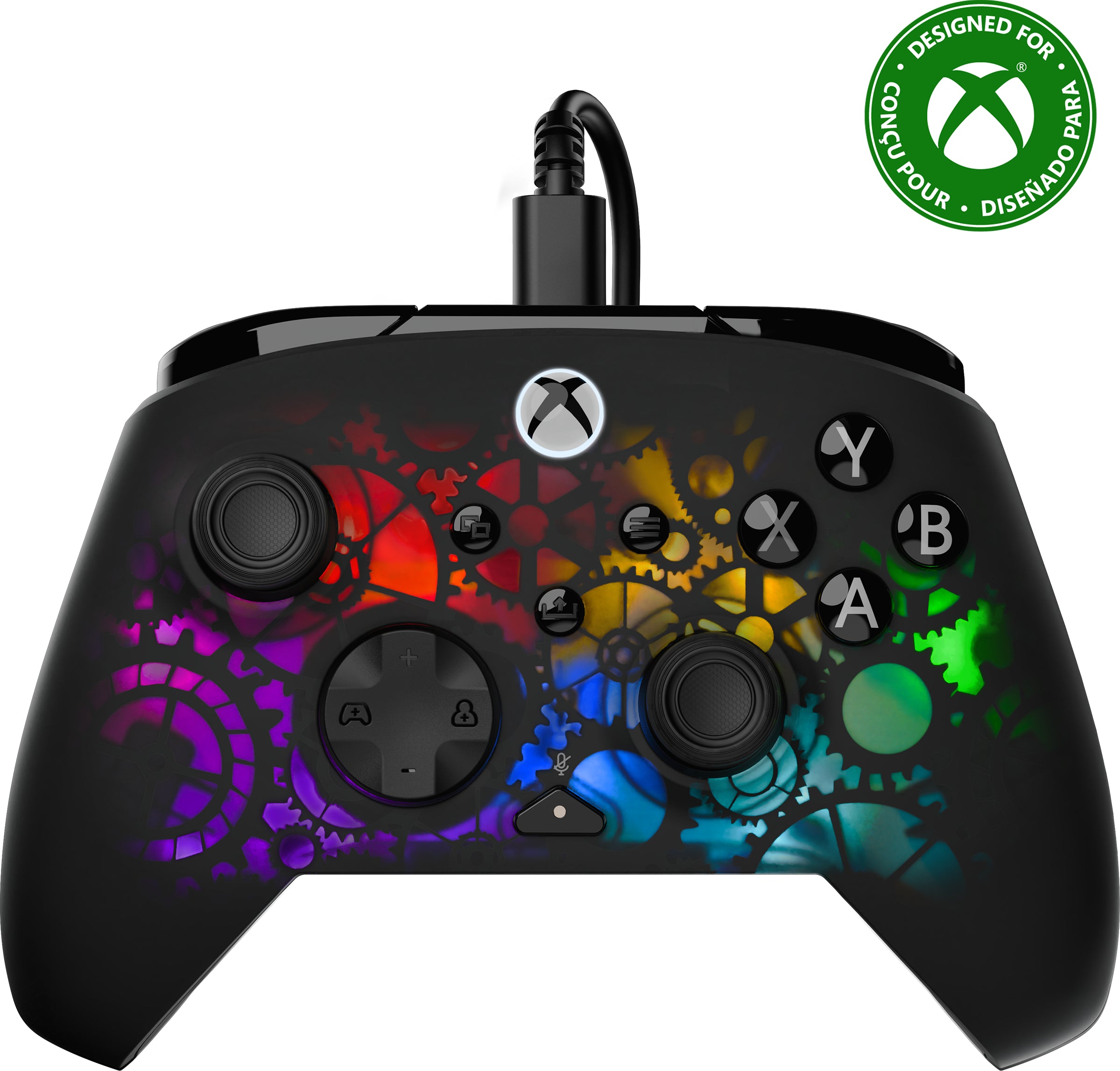 Turtle Beach Afterglow Ignite – Gamepad – USB (kabelgebunden, USB-C, 3 m), RGB, für Xbox & PC, Schwarz