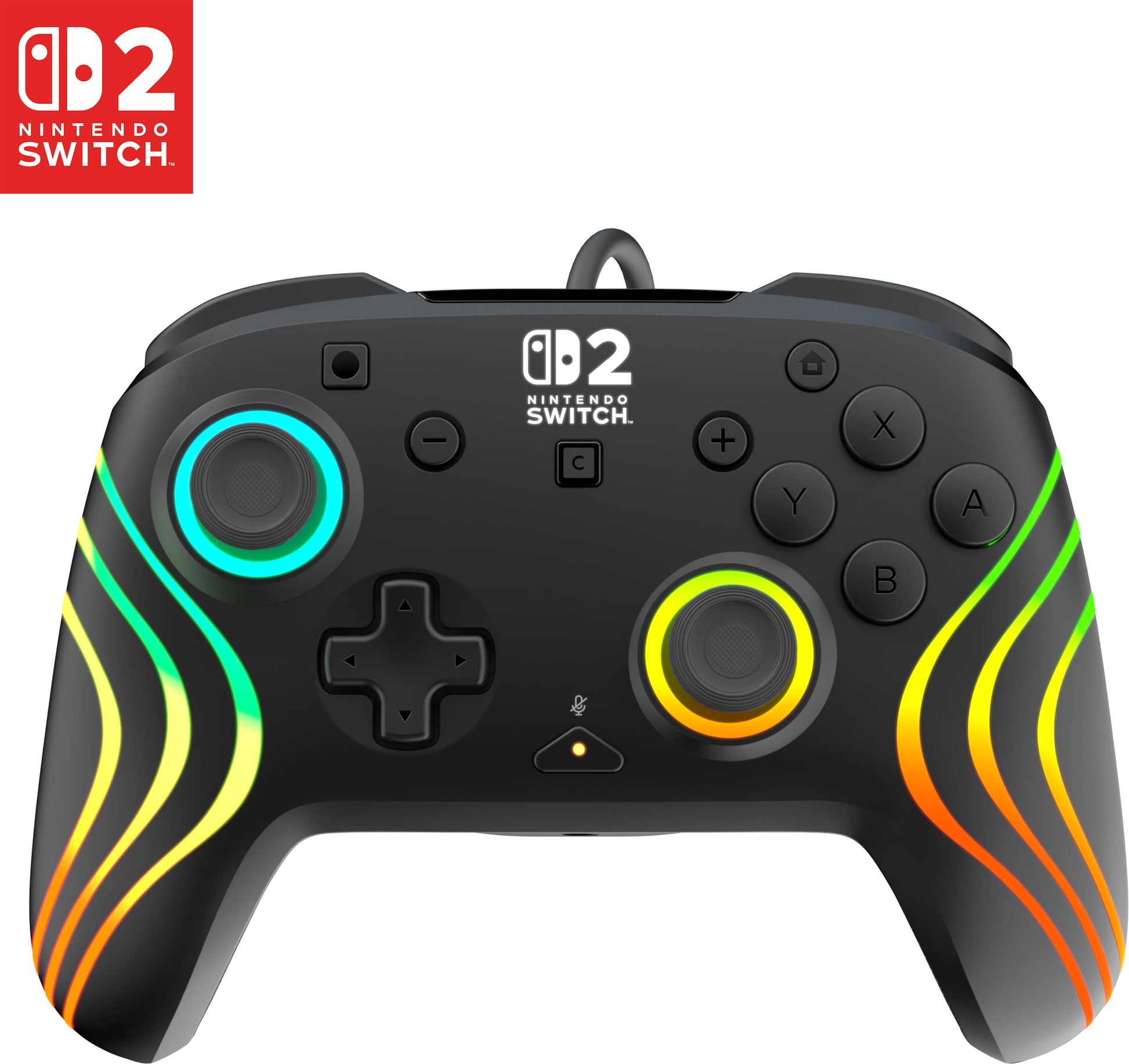 Turtle Beach Afterglow Wave – Gamepad – USB (kabelgebunden) – für Nintendo Switch, Switch 2 & Switch OLED