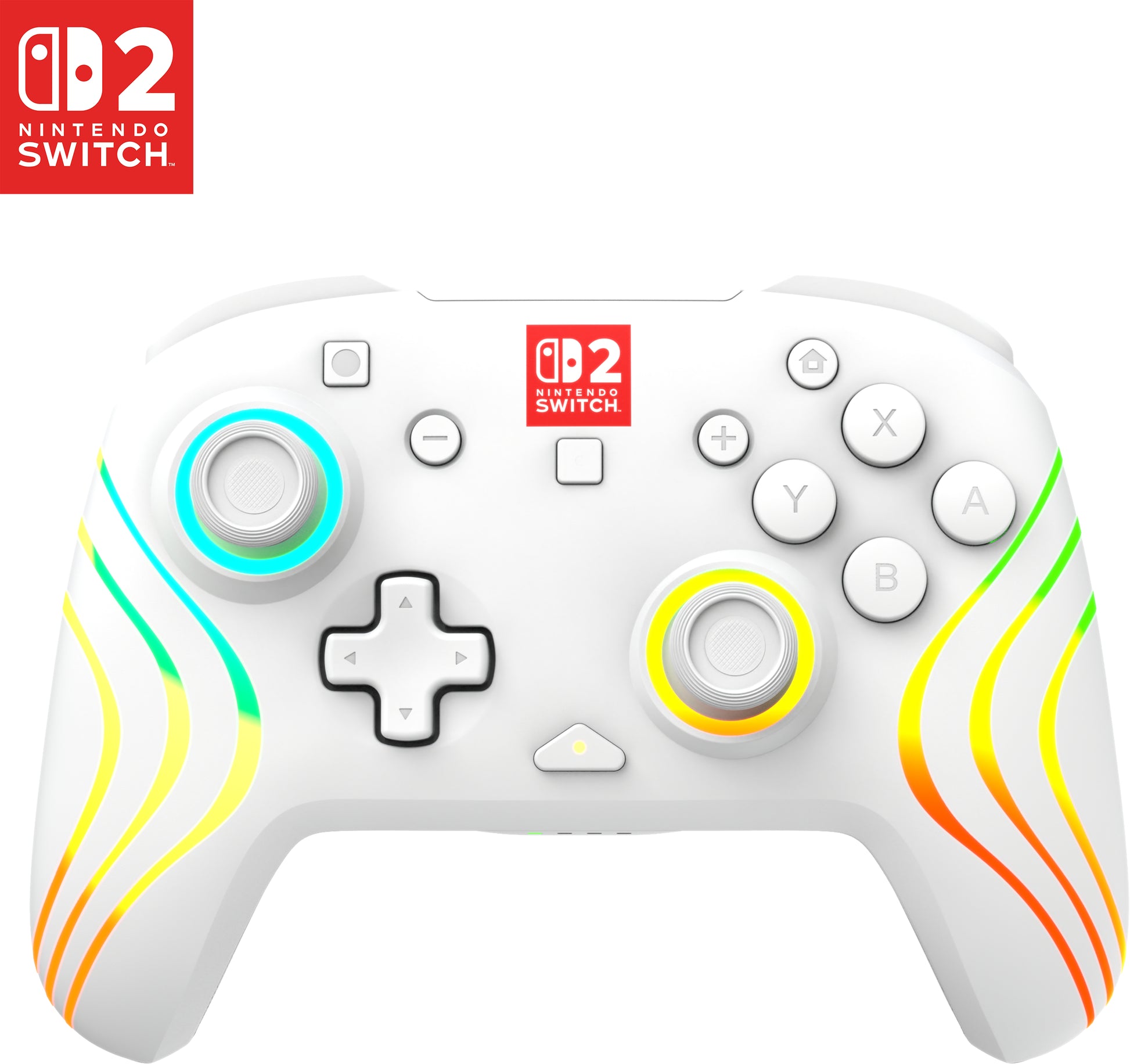 Turtle Beach Afterglow Wave – Gamepad – USB + Bluetooth, RGB, für Nintendo Switch, Weiss