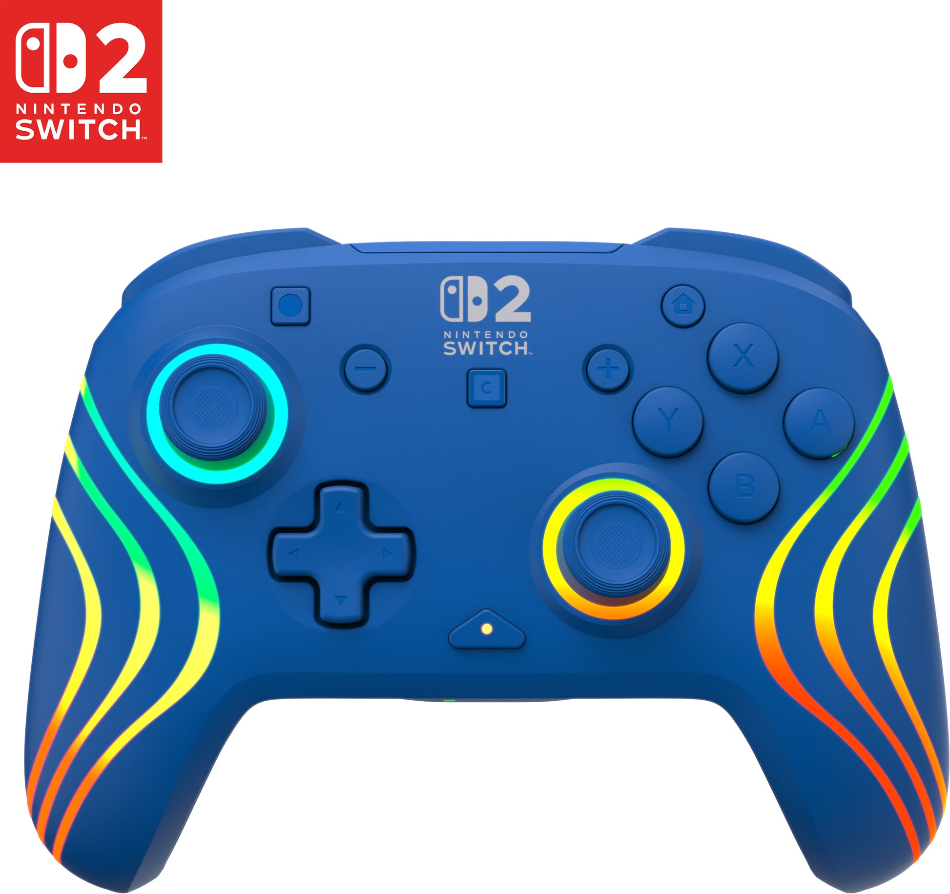Turtle Beach Afterglow Wave – Gamepad – Bluetooth/USB, RGB, für Nintendo Switch & mehr, Blau