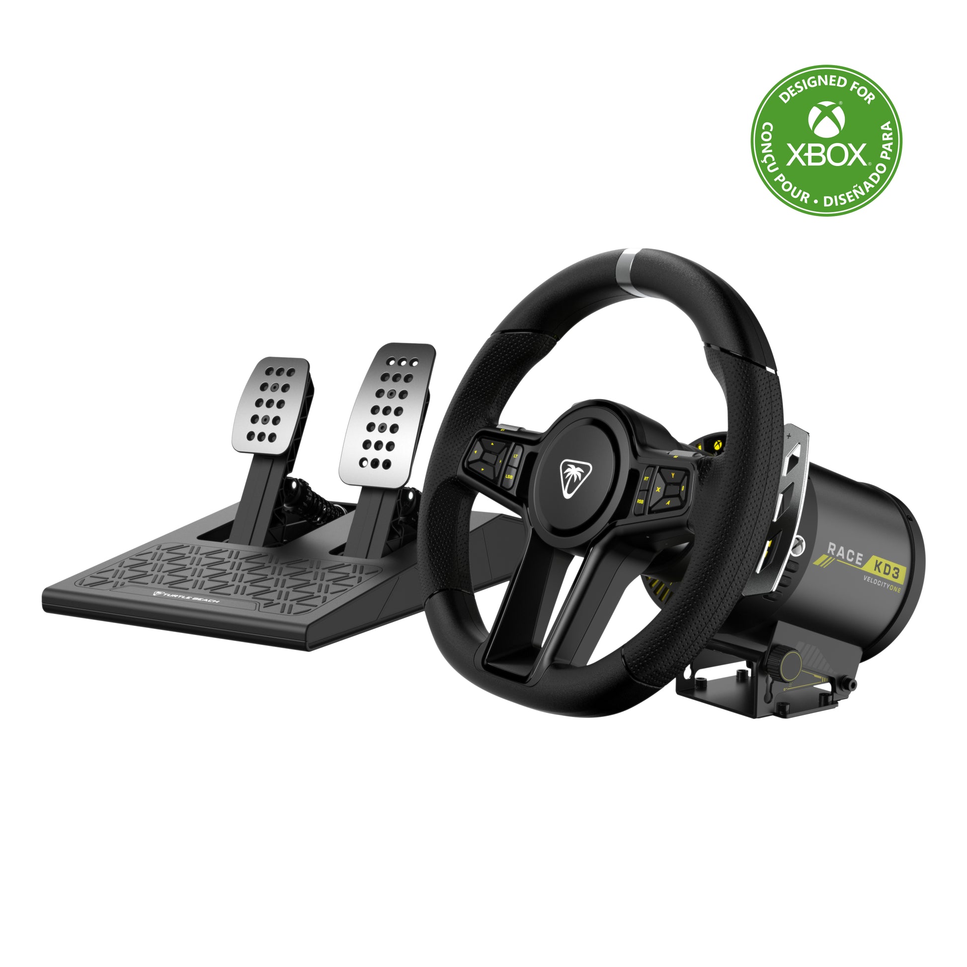 Turtle Beach VelocityOne Race KD3 – Gamepad – USB + RF + Bluetooth, Force Feedback, Pedale, für Xbox & PC