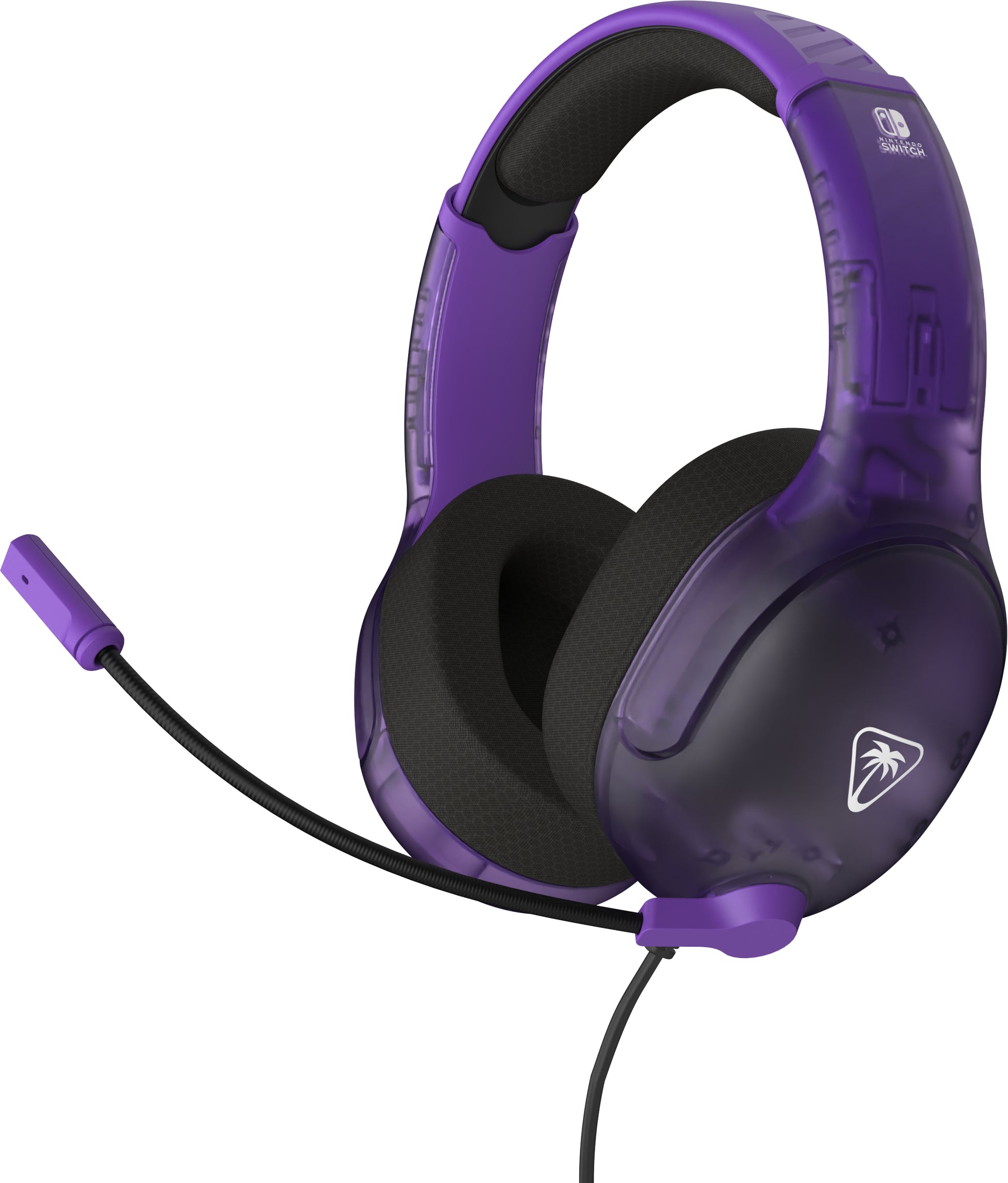 Turtle Beach Airlite Fit Gaming-Headset – Over-Ear, Stereo, Kabelgebunden, 3,5 mm Klinke, für Switch, Schwarz/Violett