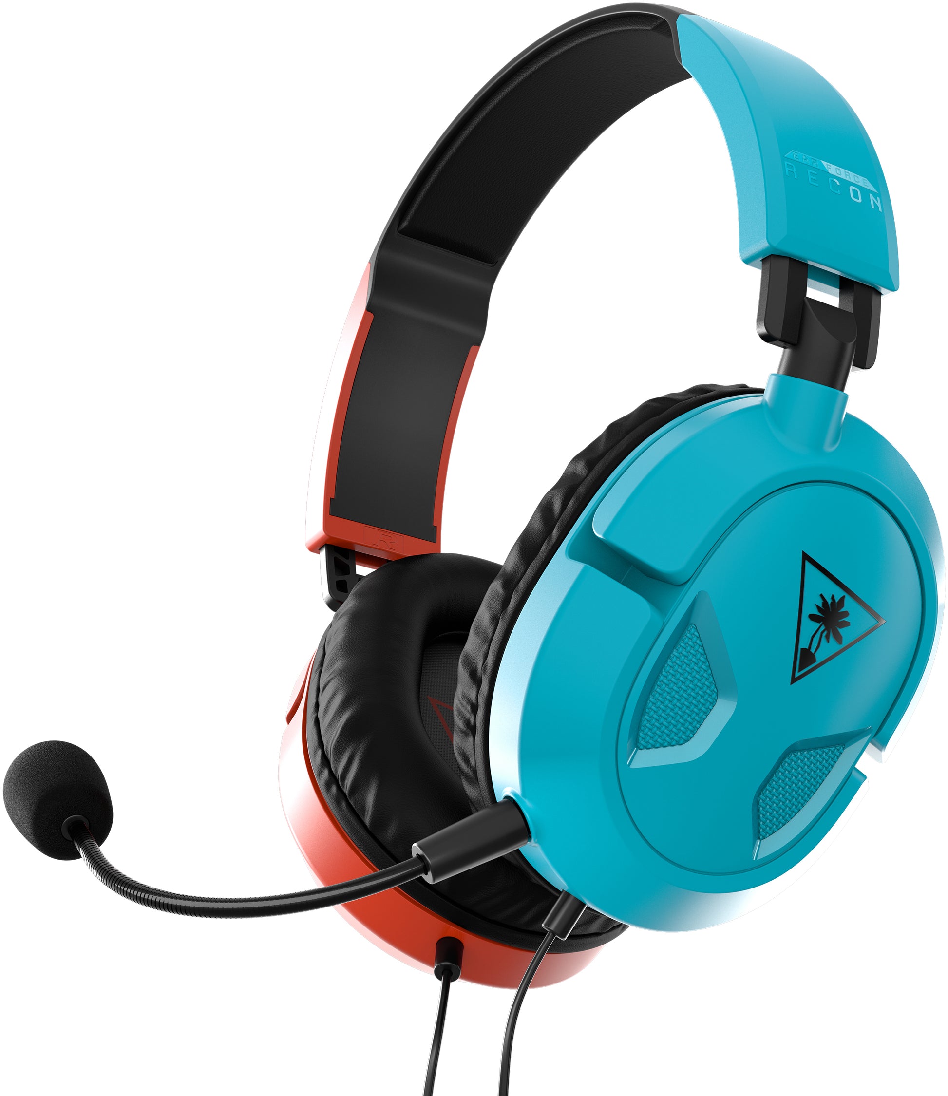 Turtle Beach EarForce Recon 50 Gaming-Headset – Over-Ear, Stereo, 3,5 mm Klinke, Blau/Rot