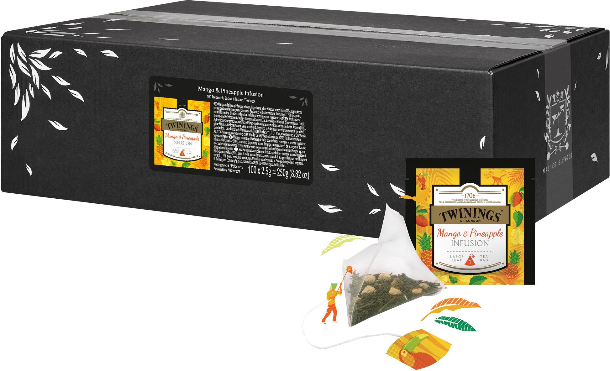 Twinings – Früchtetee Mango & Ananas – Teebeutel 100 Beutel