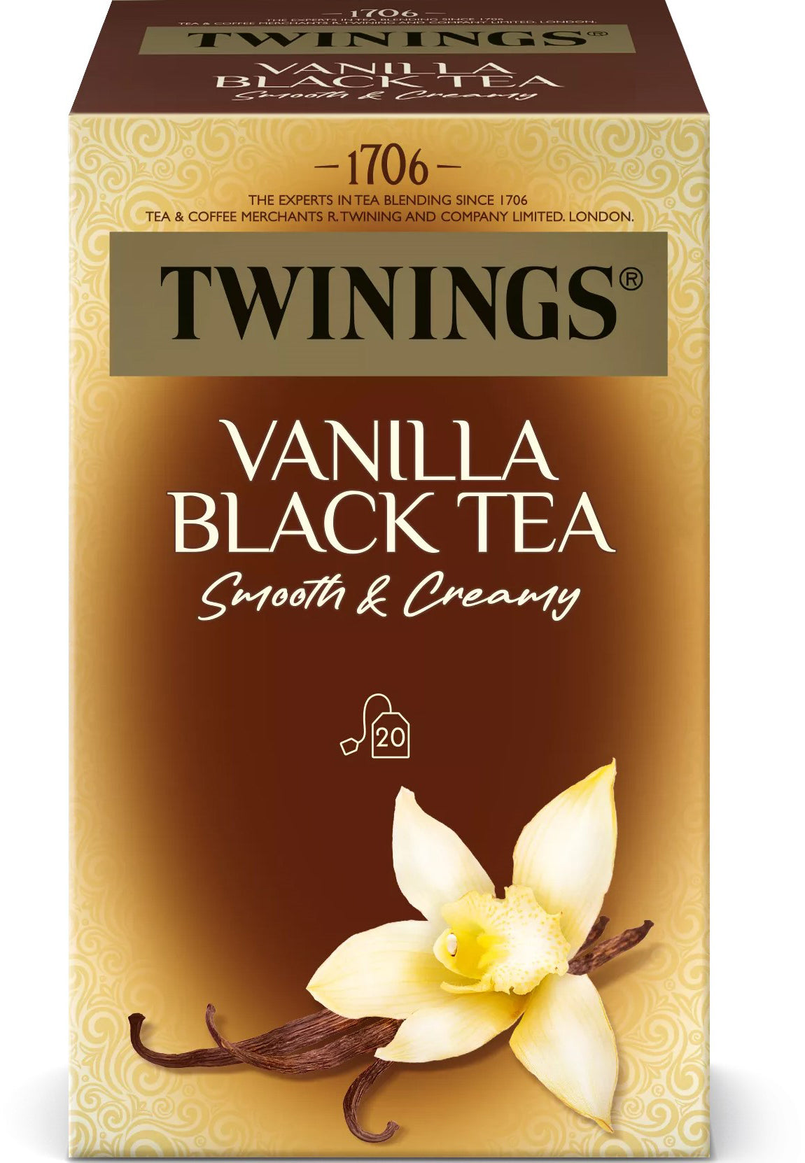 Twinings – Vanille Schwarztee – Teebeutel 20 Beutel