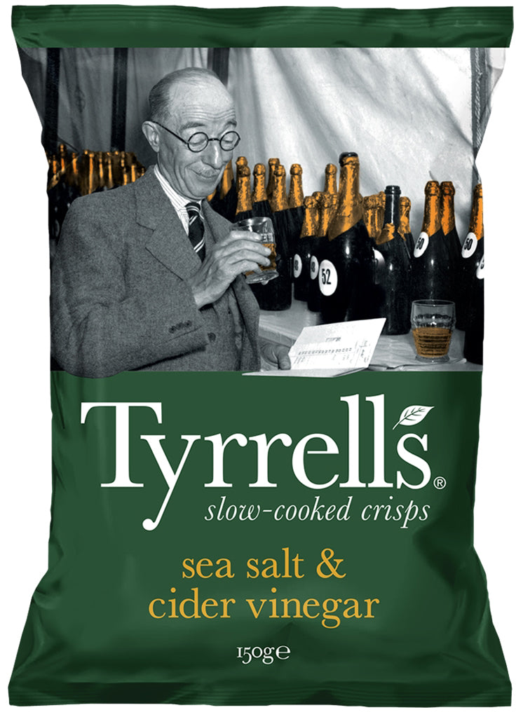 Tyrrells Chips – Salt & Vinegar – 150 g
