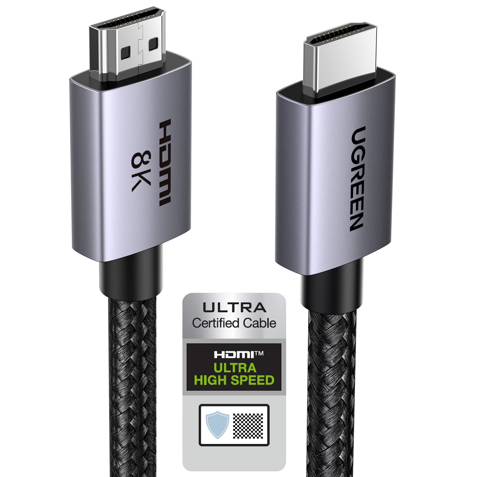 Ugreen HDMI Kabel HDMI 2.1 8K 60 Hz – 1 m – HDR, ARC – für PS5, Xbox Series X/S, Nintendo Switch