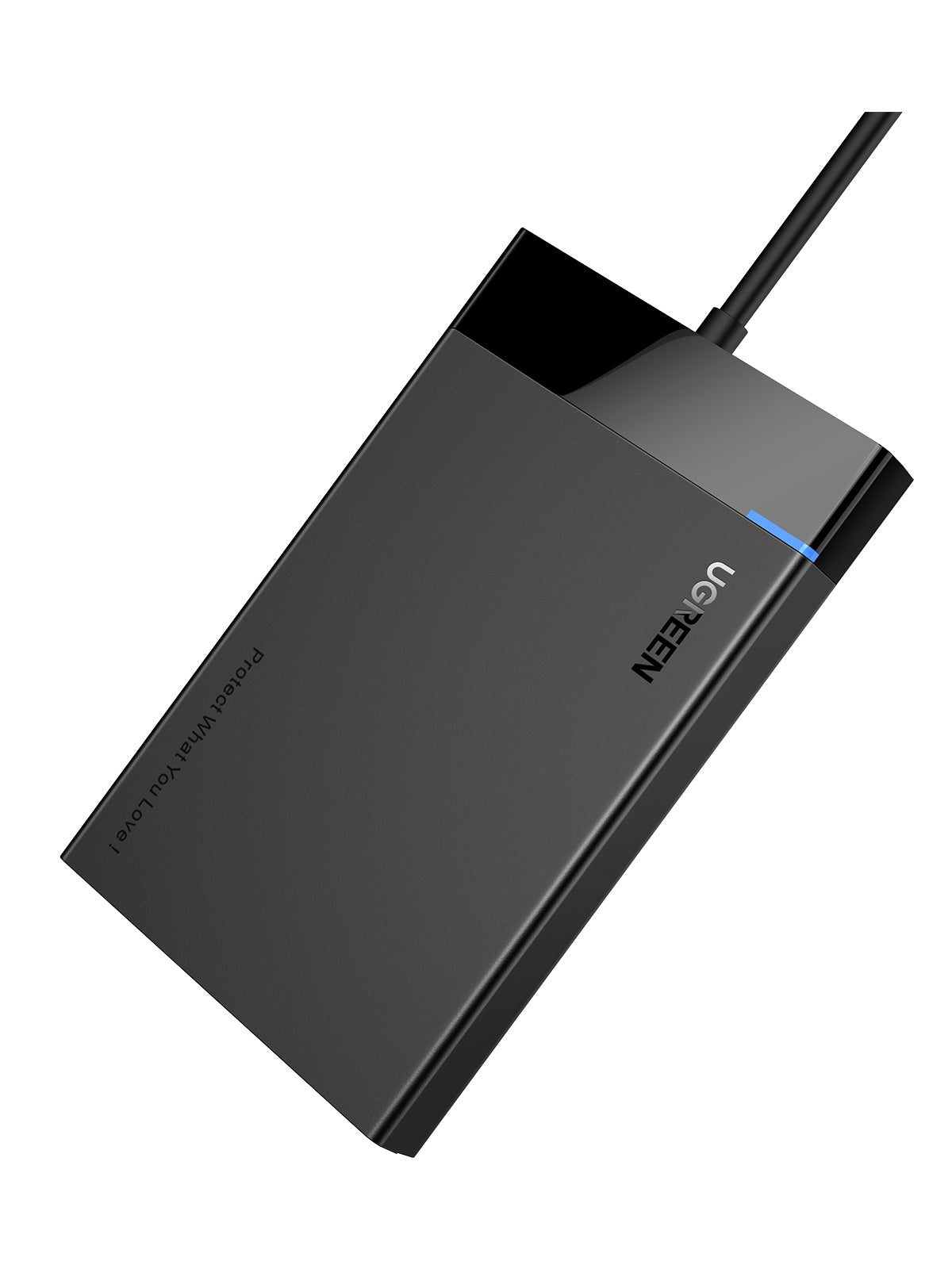 Ugreen 30847 – Externes 2,5" HDD/SSD-Gehäuse – USB 3.2 Gen 1 (5 Gbit/s), UASP, für 2,5" HDD/SSD, SATA, bis 6 TB