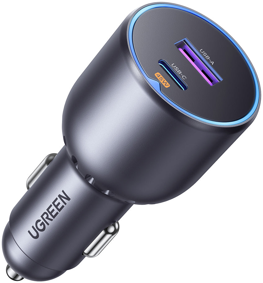 Ugreen 35023 Auto-Ladegerät 63 W – USB-C×1, USB-A×1 – PD 3.0, PPS, QC 3.0, FCP