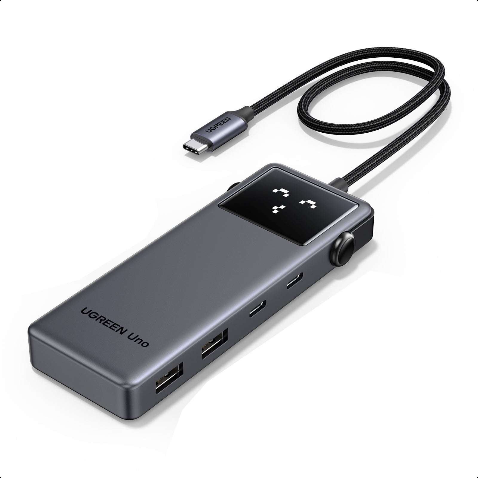 Ugreen Uno 35998 Multiport-Adapter – USB-C, 1× HDMI, 2× USB-A, 3× USB-C, 100 W PD, für Windows/Mac/Linux