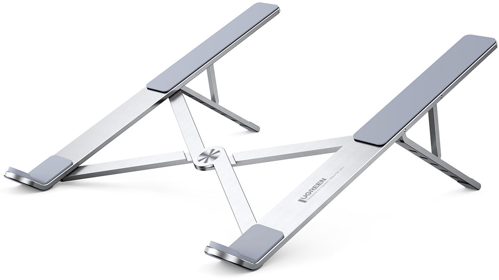 Ugreen Laptop-Ständer – bis 17,3"/5 kg, faltbar – Silber