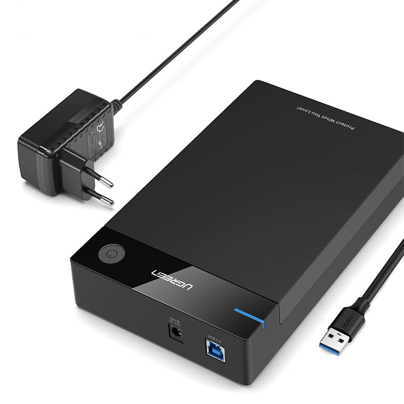 Ugreen 50422 – 1-Bay Gehäuse – für 2,5"/3,5" HDD/SSD, SATA