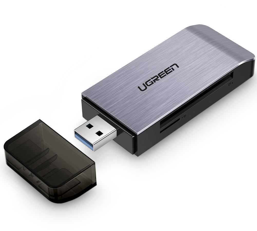 Ugreen 50541 – 4-Bay Kartenleser, USB 3.2 Gen 1 (5 Gbit/s), für SD/MicroSD/CF