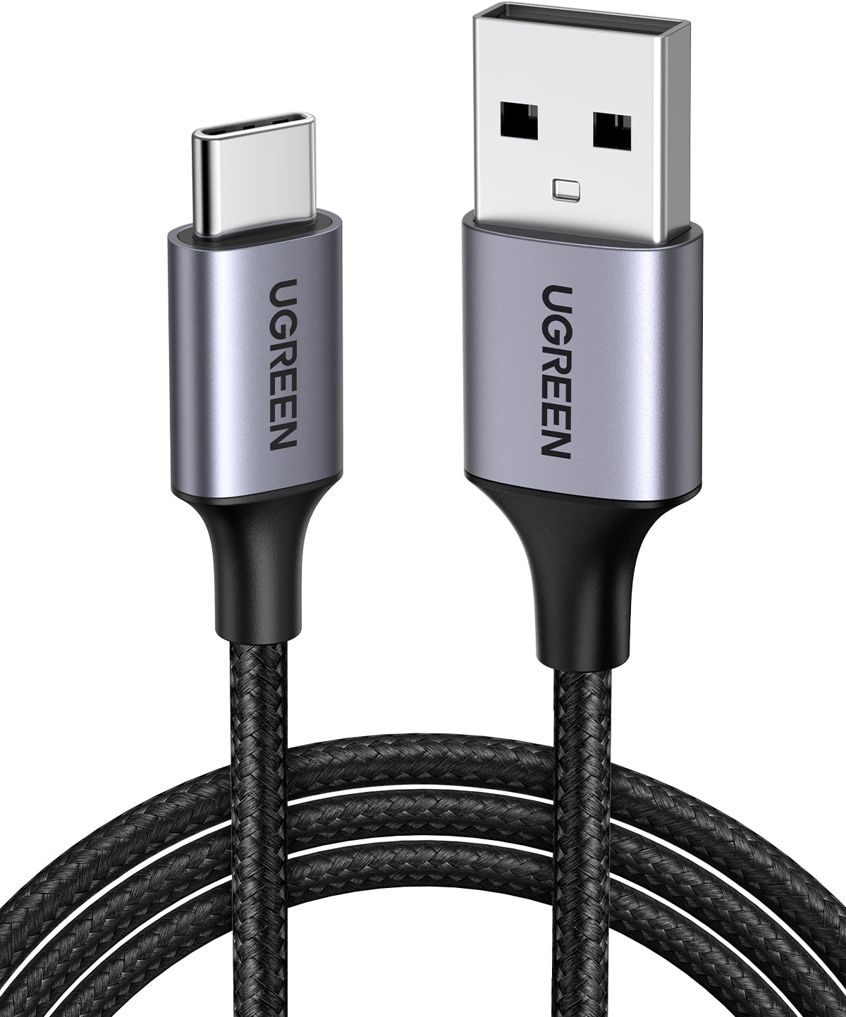 Ugreen USB-Kabel – USB-C auf USB-A – USB 2.0 (480 Mbit/s) – 2 m – für Galaxy S10, Switch und mehr