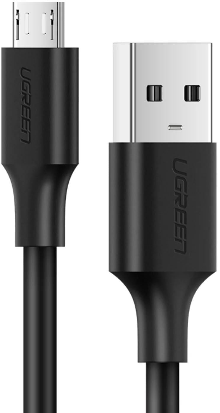 Ugreen USB-A auf Micro-USB Kabel – USB 2.0 (480 Mbit/s) – 1 m – Schnellladefähig – Schwarz – für Android-Smartphones