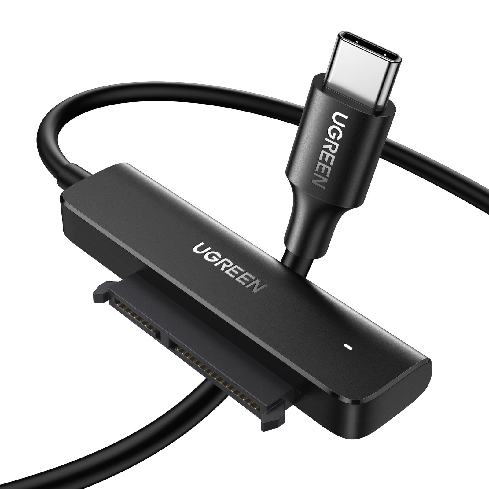 Ugreen 70610 SATA Adapter SATA zu USB-C – USB 3.2 Gen 1 (5 Gbit/s), SATA III (6 Gbit/s), UASP, 0,5 m – für 2,5"