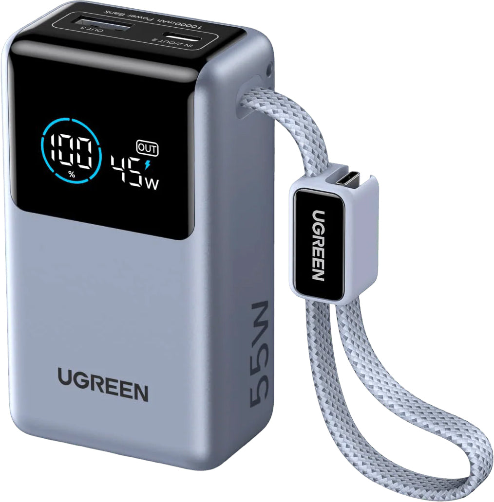 Ugreen Nexode Pro B Powerbank 10'000 mAh – 45 W PD, 1× USB-C, 1× USB-A