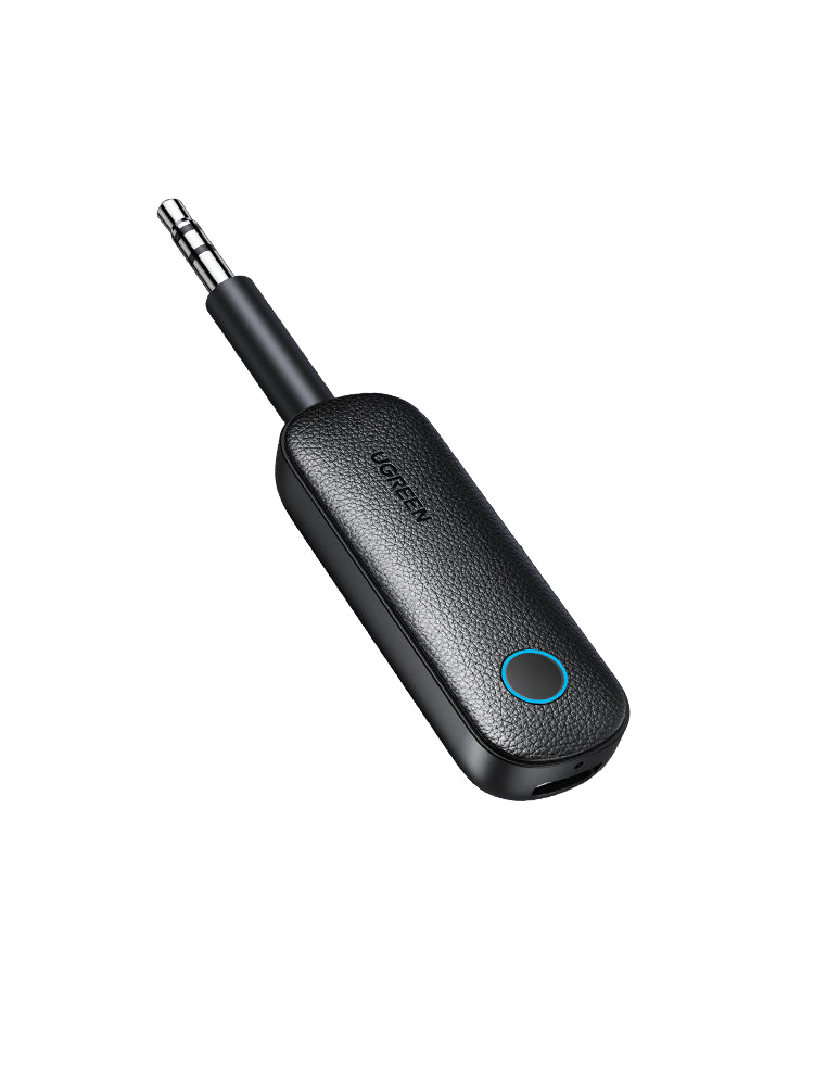 Ugreen 80893 – Bluetooth Audio-Adapter (Tx/Rx) – 3,5 mm – 5,0, 10 m – USB-C – Schwarz