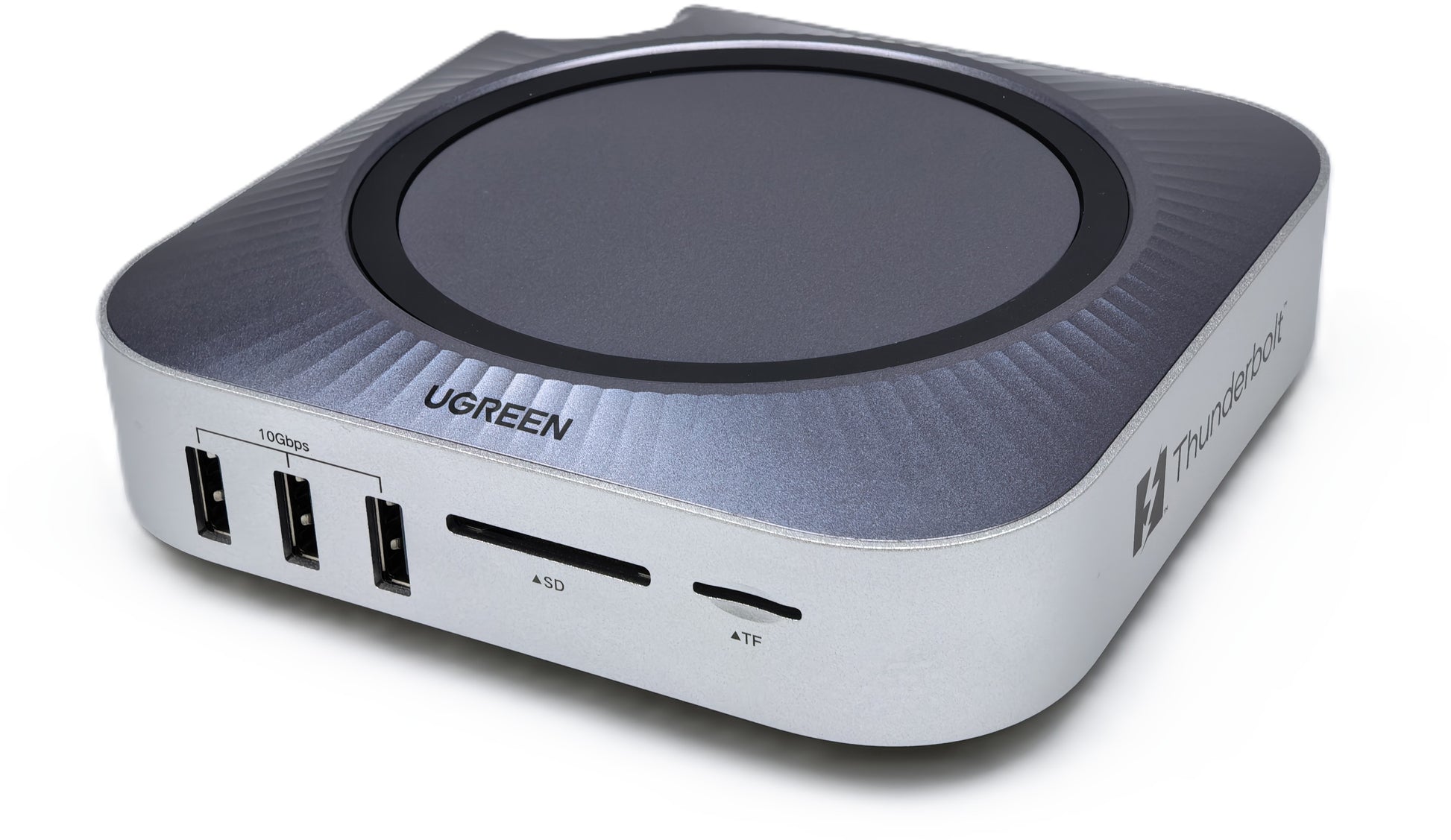 Ugreen Maxidok 85883EU Thunderbolt-Hub – Thunderbolt 5, 3× USB-A, SD/microSD, für Mac mini M4/M4 Pro