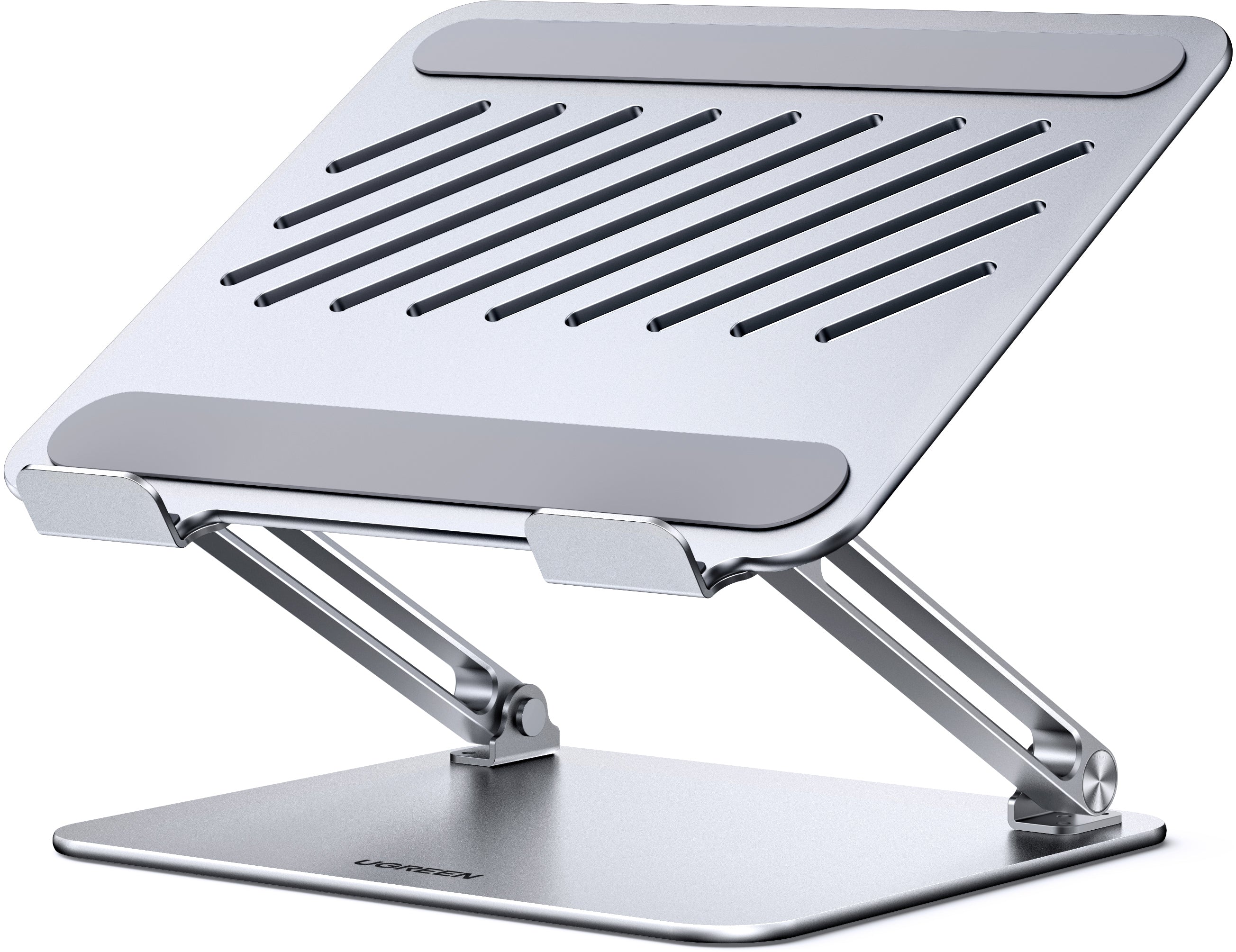 Ugreen Laptop-Ständer – für MacBook Pro und Air, bis 17,3" – Aluminium, 360° drehbar – Silber