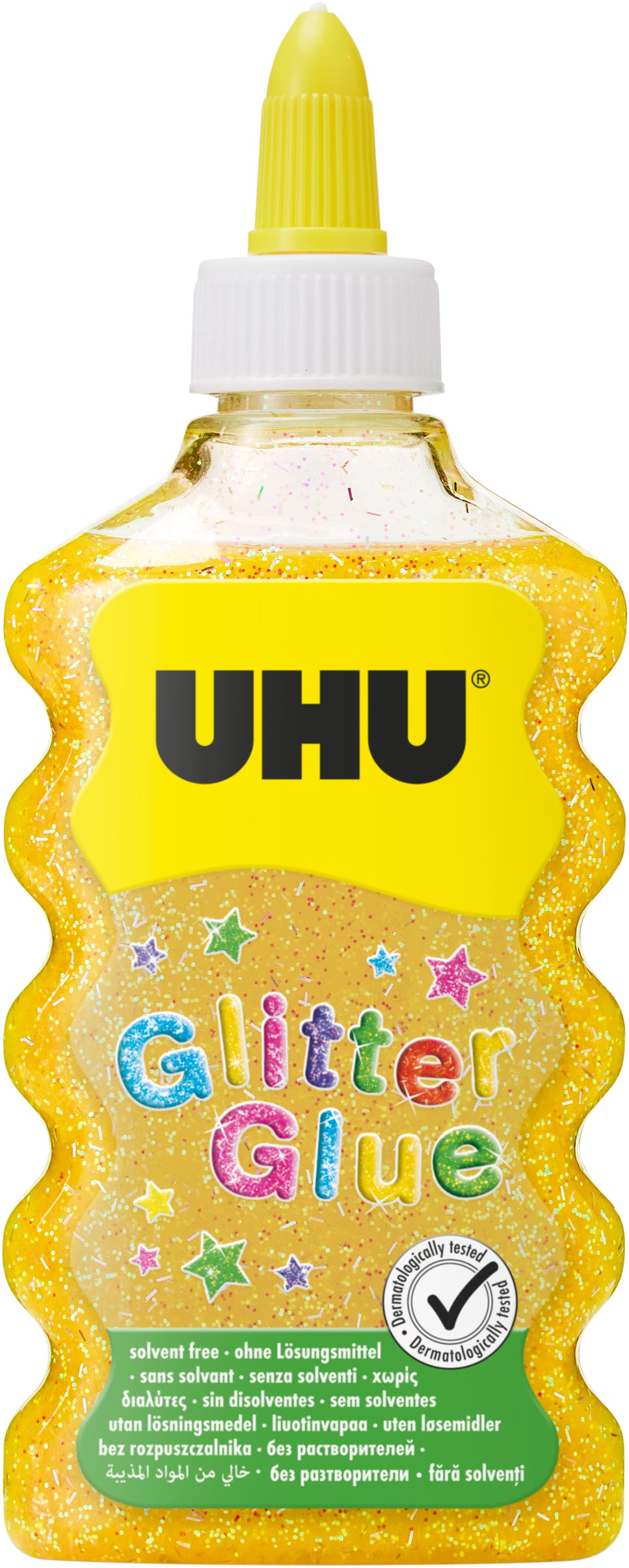 UHU Glitzerkleber Maxi – Gold, 208 g