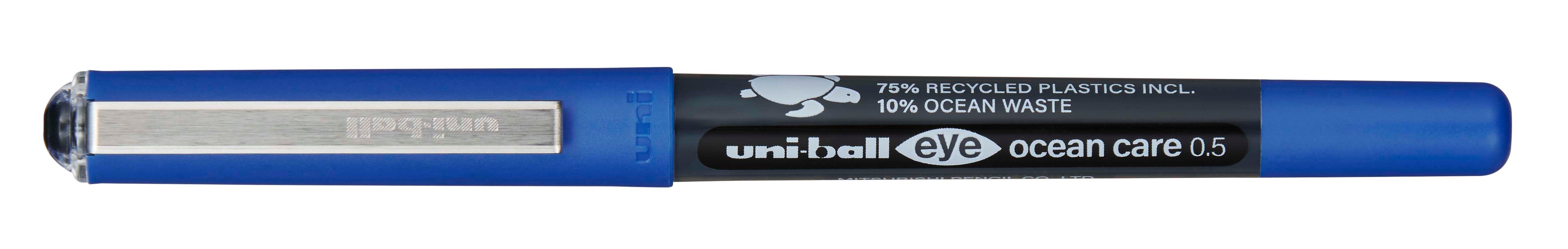 Uni-Ball Ocean Care UB-150ROP – Tintenroller, 0,5 mm, Schwarz