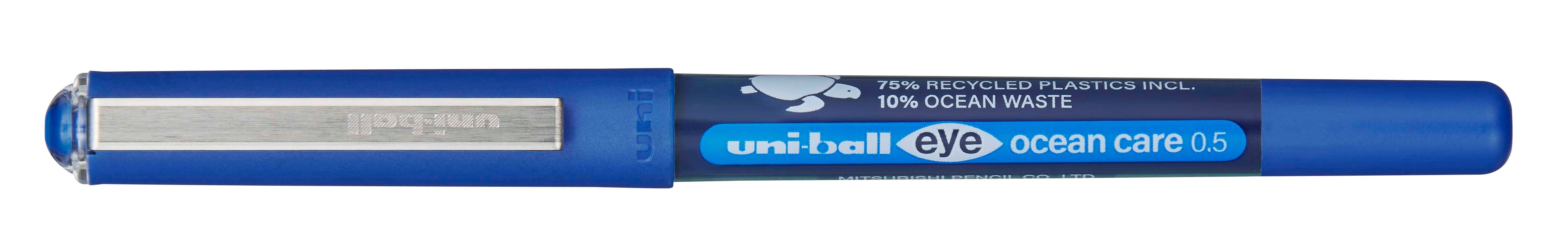 Uni-Ball Ocean Care UB-150ROP – Tintenroller, 0,5 mm, Blau