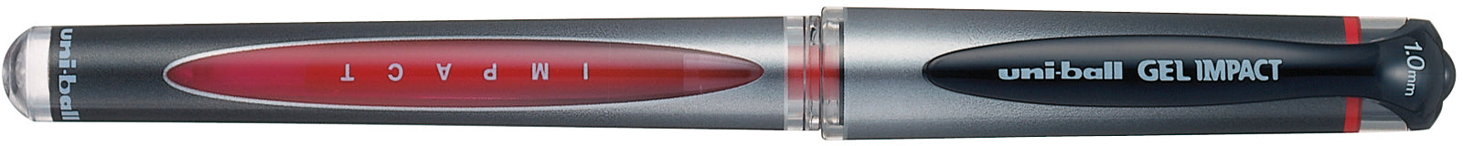 Uni-Ball Gel-Impact UM-153S – Tintenroller, 1 mm, rot, dokumentenecht, wasserfest