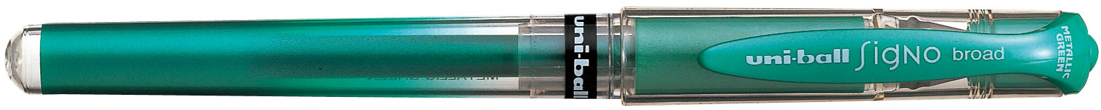 Uni-Ball Signo Broad Gelschreiber – grün, 1 mm Spitze, dokumentenecht, wasserfest, nachfüllbar