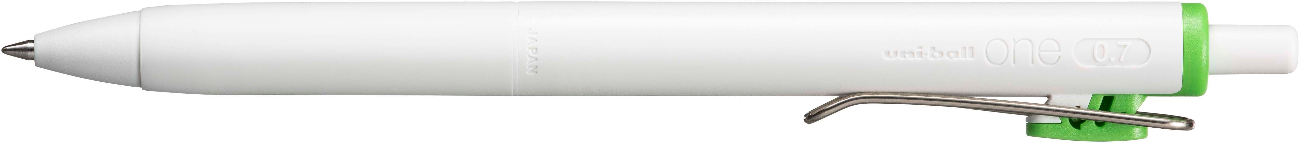 Uni-Ball ONE – Tintenroller, 0,7 mm, Limettengrün, Wasserfest