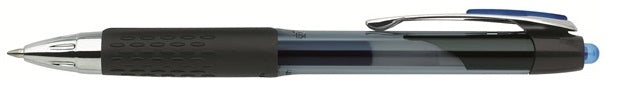 Uni-Ball Signo 207 Gelschreiber, Druckmechanik – Blau, Spitze 0,7 mm, dokumentenecht, wasserfest, nachfüllbar