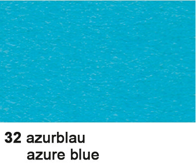 Ursus Tonzeichenpapier – 50,4 × 70,5 cm, 130 g/m², azurblau