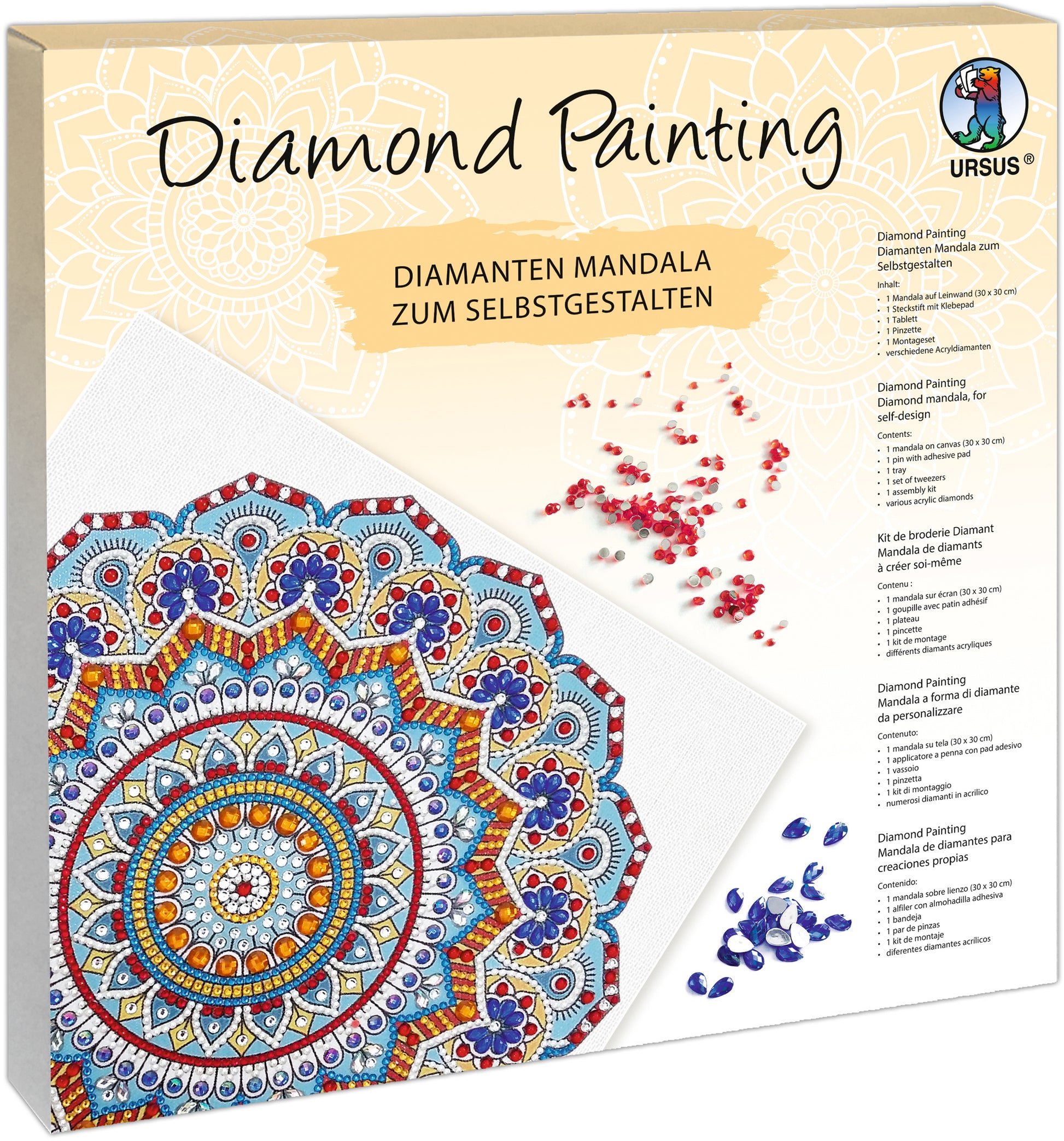 Ursus Diamond Painting Set – Mandala