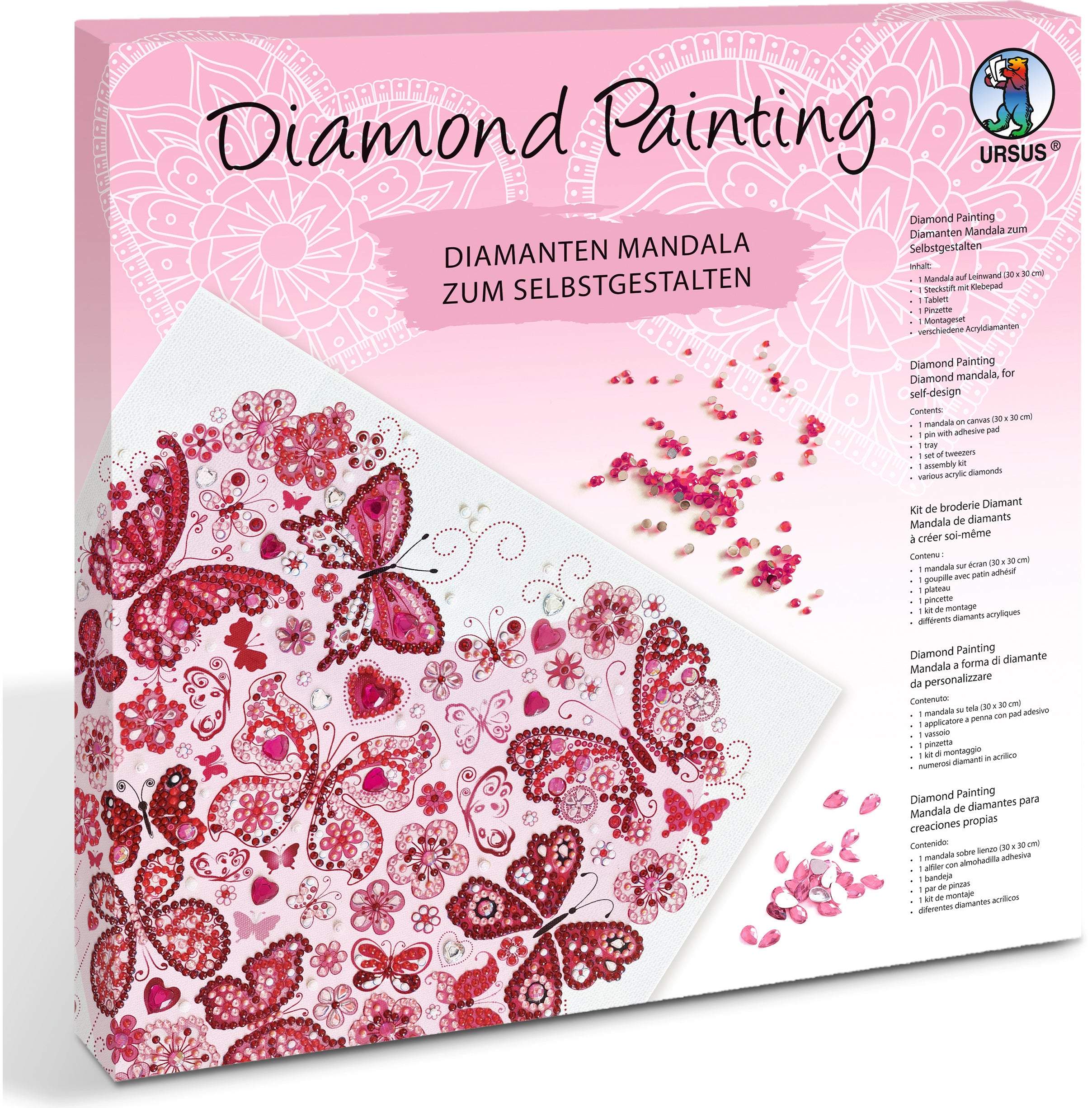 Ursus Mandala Set 10 – Diamond Painting Set – 43520010F