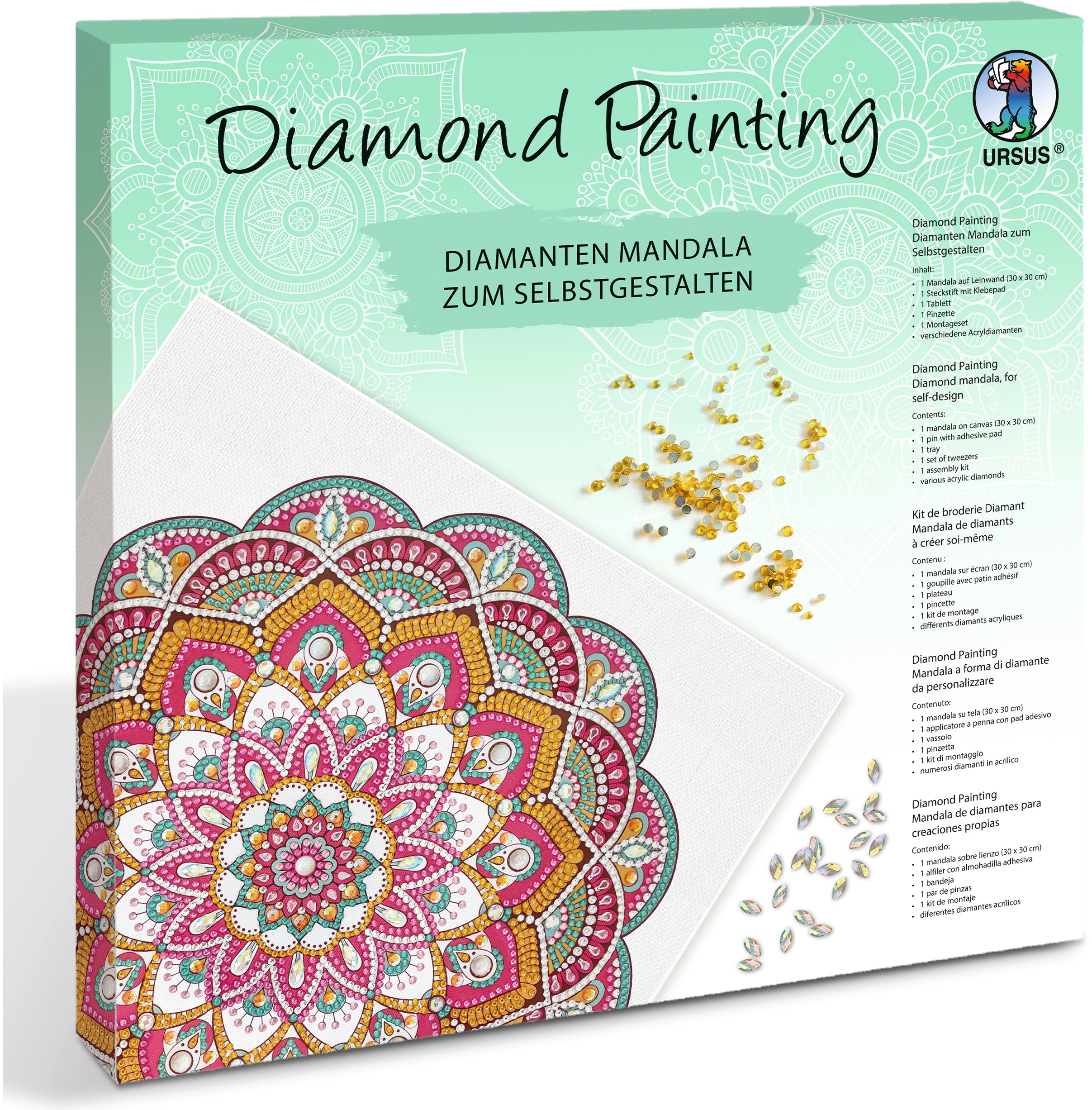 Ursus Mandala Set 11 – Diamond Painting Set – 43520011F