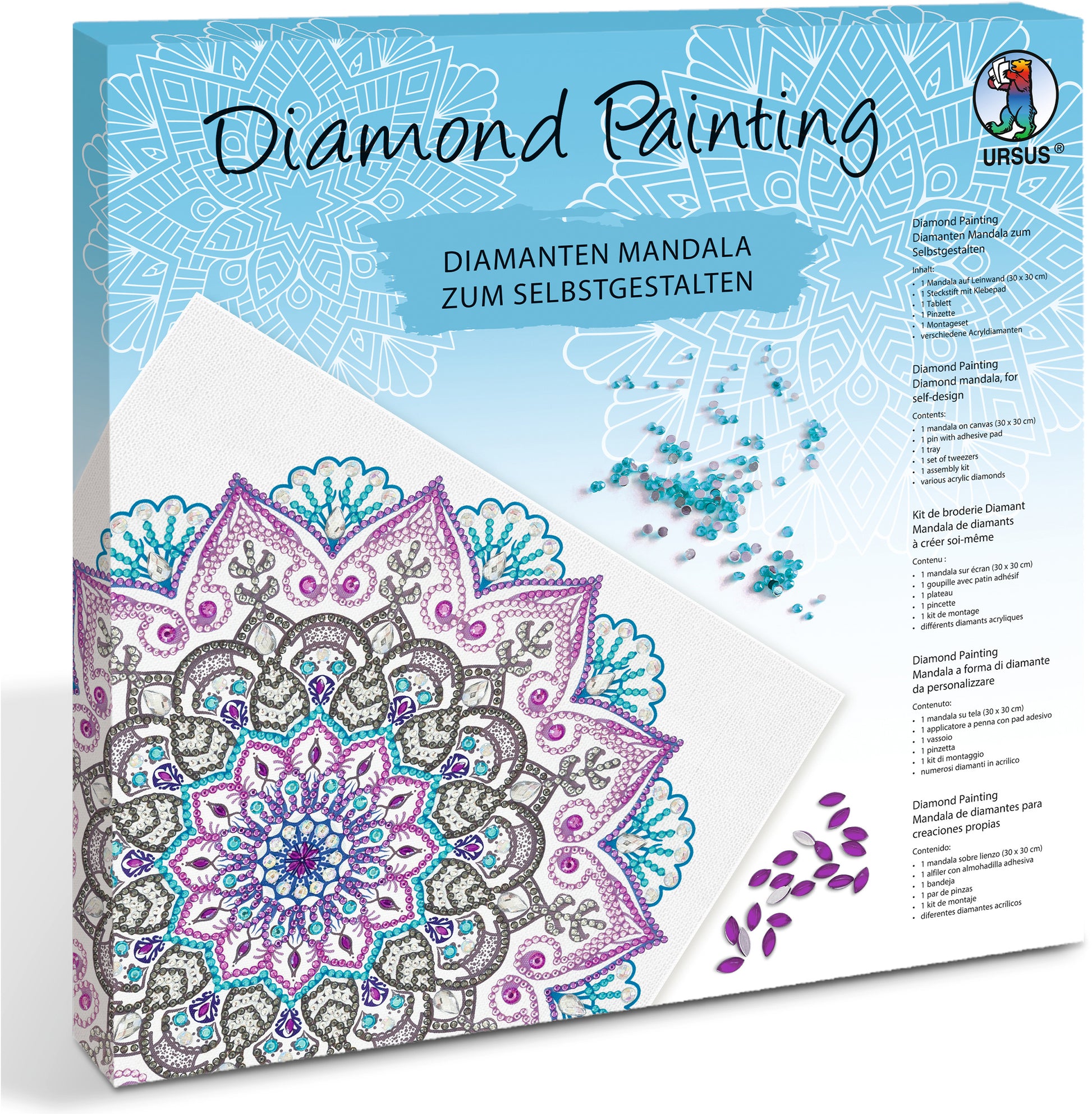 Ursus Diamond Painting Set – Mandala
