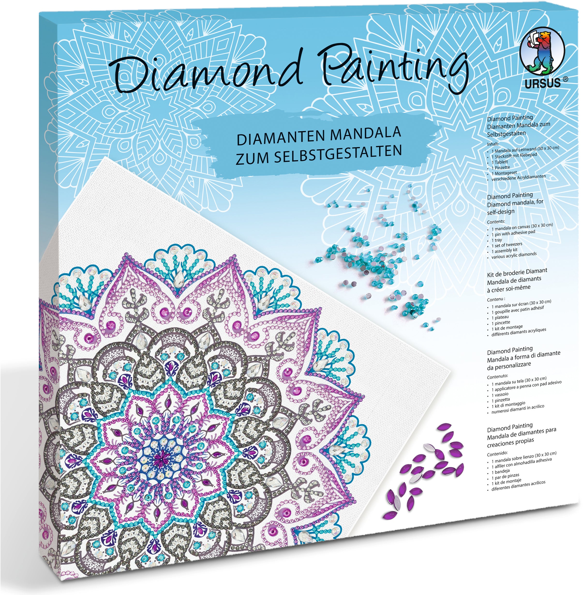 Ursus Diamond Painting Set – Mandala