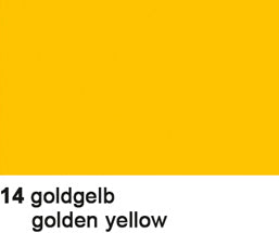 Ursus Seidenpapier – 35,5 × 50,5 cm, goldgelb