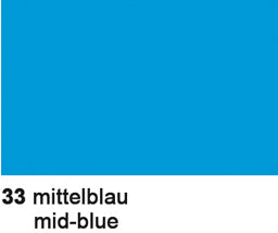 Ursus Seidenpapier – 50 × 70 cm, mittelblau