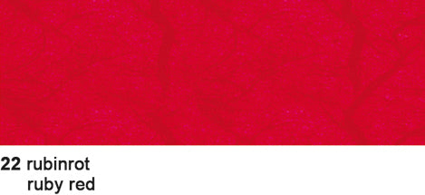 Ursus Seidenpapier Strohseide – 50 × 70 cm, Rubinrot, 25 g/m²