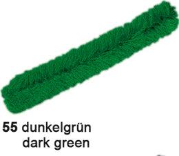 Ursus Pfeifenputzer (Chenilledraht), Dunkelgrün, Ø 9 mm × 0,5 m, 10 Stk.