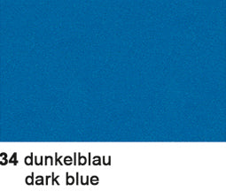 Ursus Schaumstoffplatte, Moosgummi, Dunkelblau, 20,4 × 30,8 cm, 2 mm, 10 Stk.